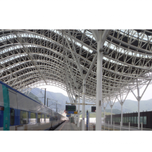 Estação de trem da estrutura do telhado de treliça de aço pré -fabricada à venda